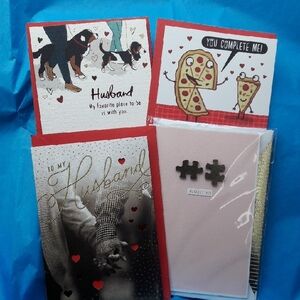 🎴 Hallmark Assorted Valentine's Day Greeting Cards Bundle V-day Husband Love